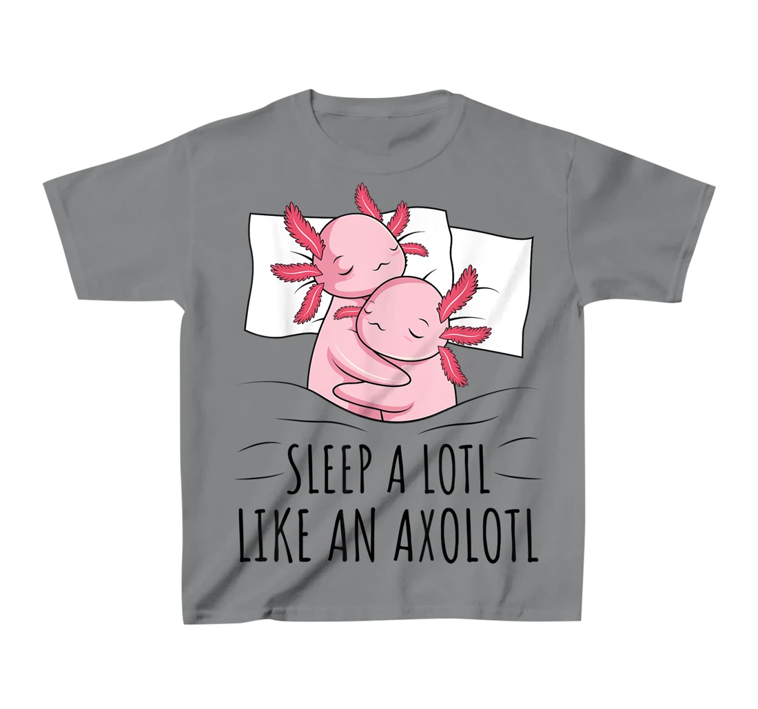 Sleeping Axolotl Lover Pyjamas Napping T-Shirt, Kid T-Shirt and Women T-Shirt
