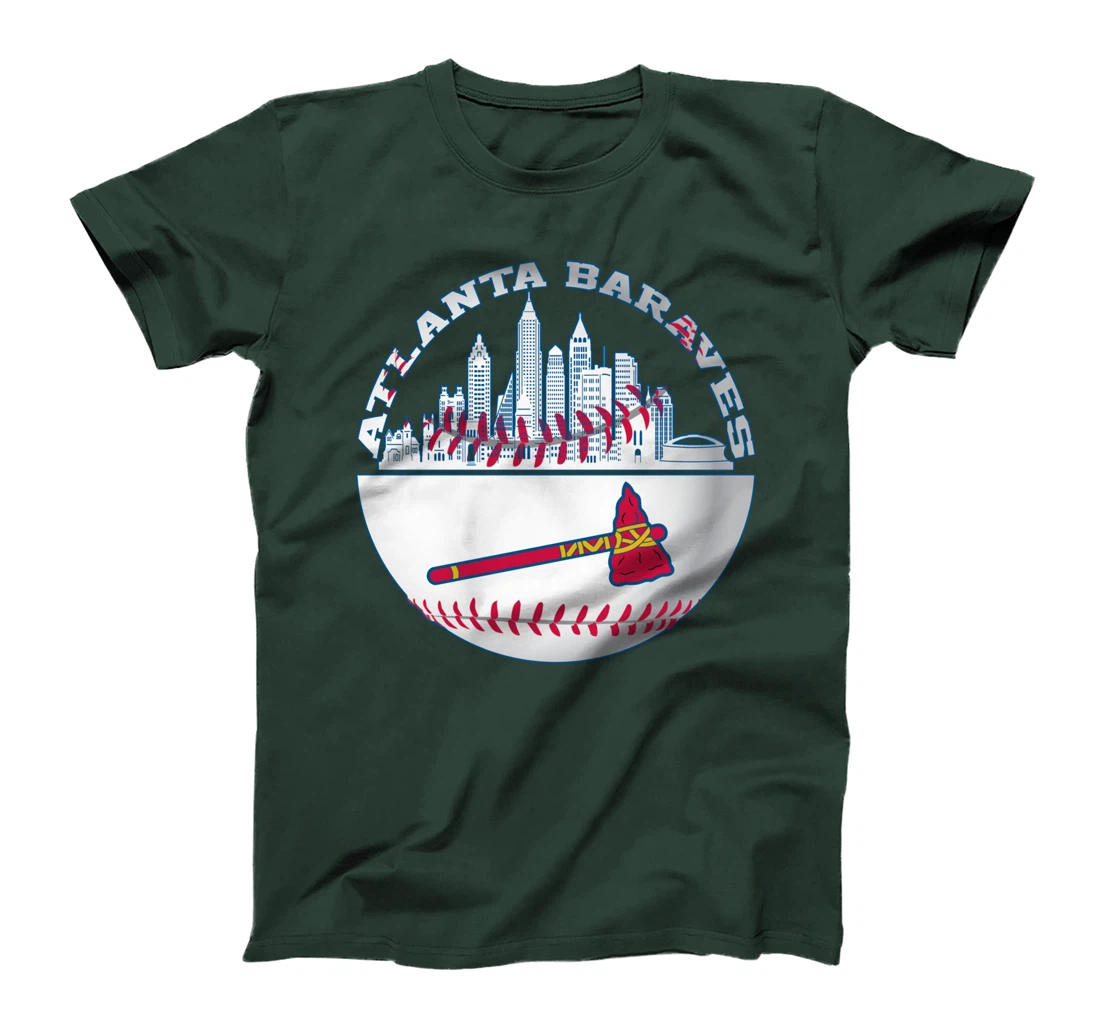 Atlanta Baseball Distressed Game Day Brave Vintage Fan Lover T-Shirt
