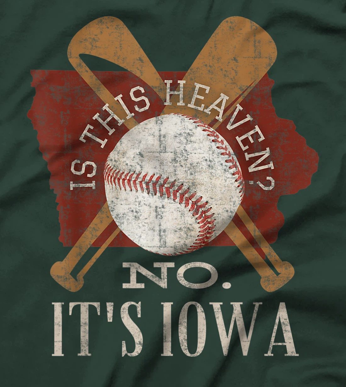 Is This Heaven No It's Iowa Vintage Field Of Baseball Dreams T-Shirt, Kid T-Shirt and Women T-Shirt