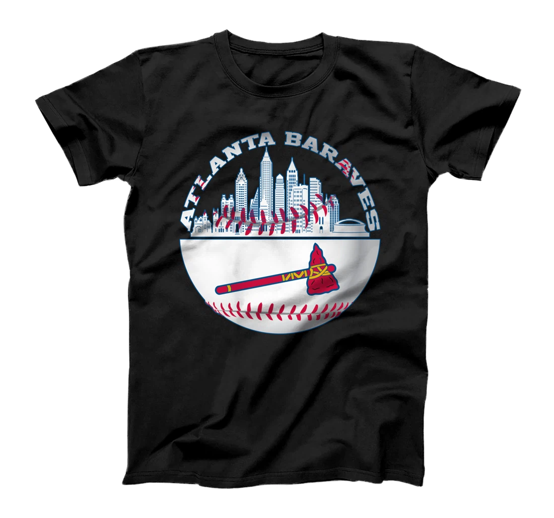 Atlanta Baseball Distressed Game Day Brave Vintage Fan Lover T-Shirt
