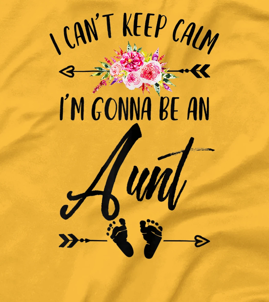 Womens I Cant Keep Calm I'm Gonna Be an Aunt Plus Size Graphics T-Shirt, Women T-Shirt