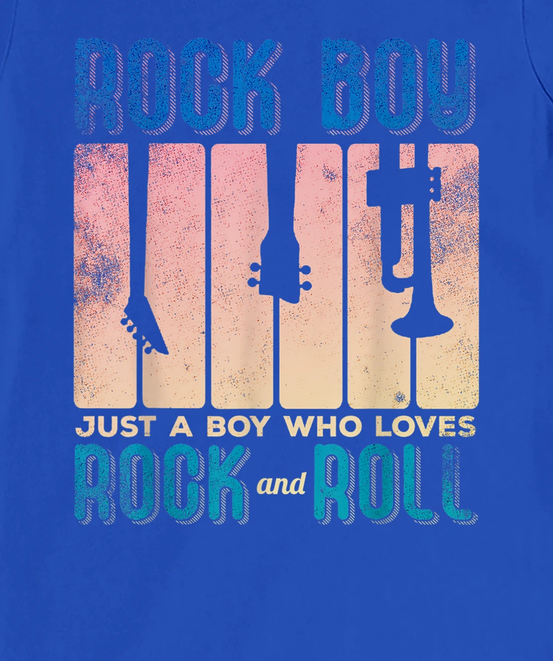 Rock Boy Just a Boy who Loves Rock and Roll T-Shirt, Kid T-Shirt and Women T-Shirt