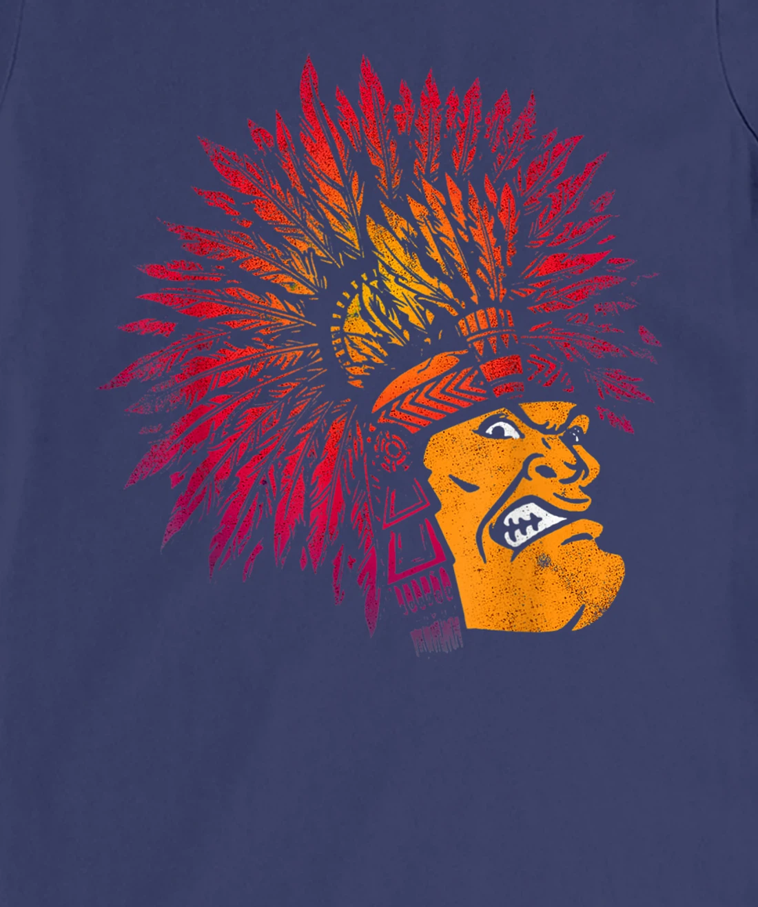 Aztec Warrior King Mexican Native Art Mayans Art T-Shirt, Women T-Shirt