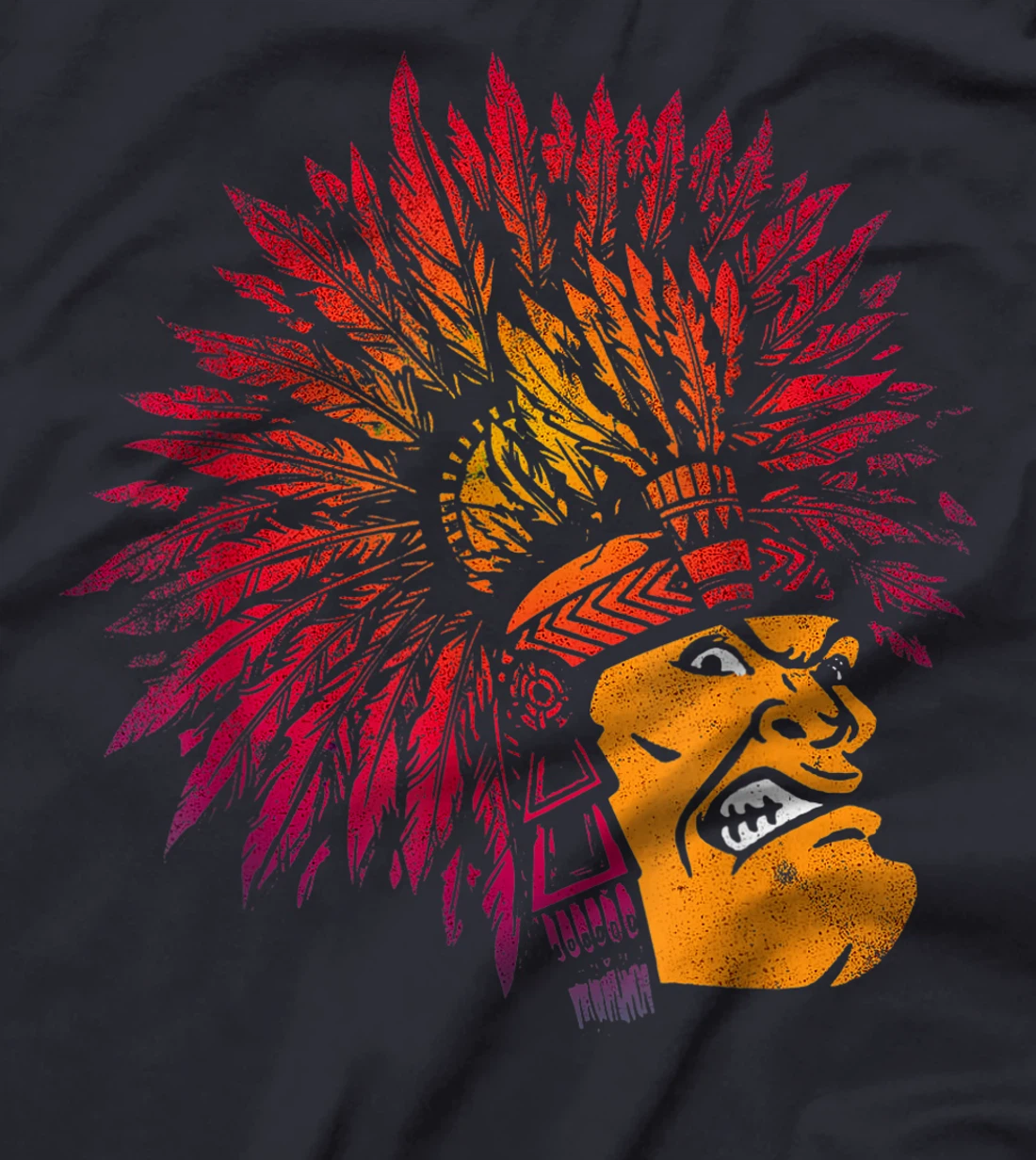 Aztec Warrior King Mexican Native Art Mayans Art T-Shirt, Women T-Shirt
