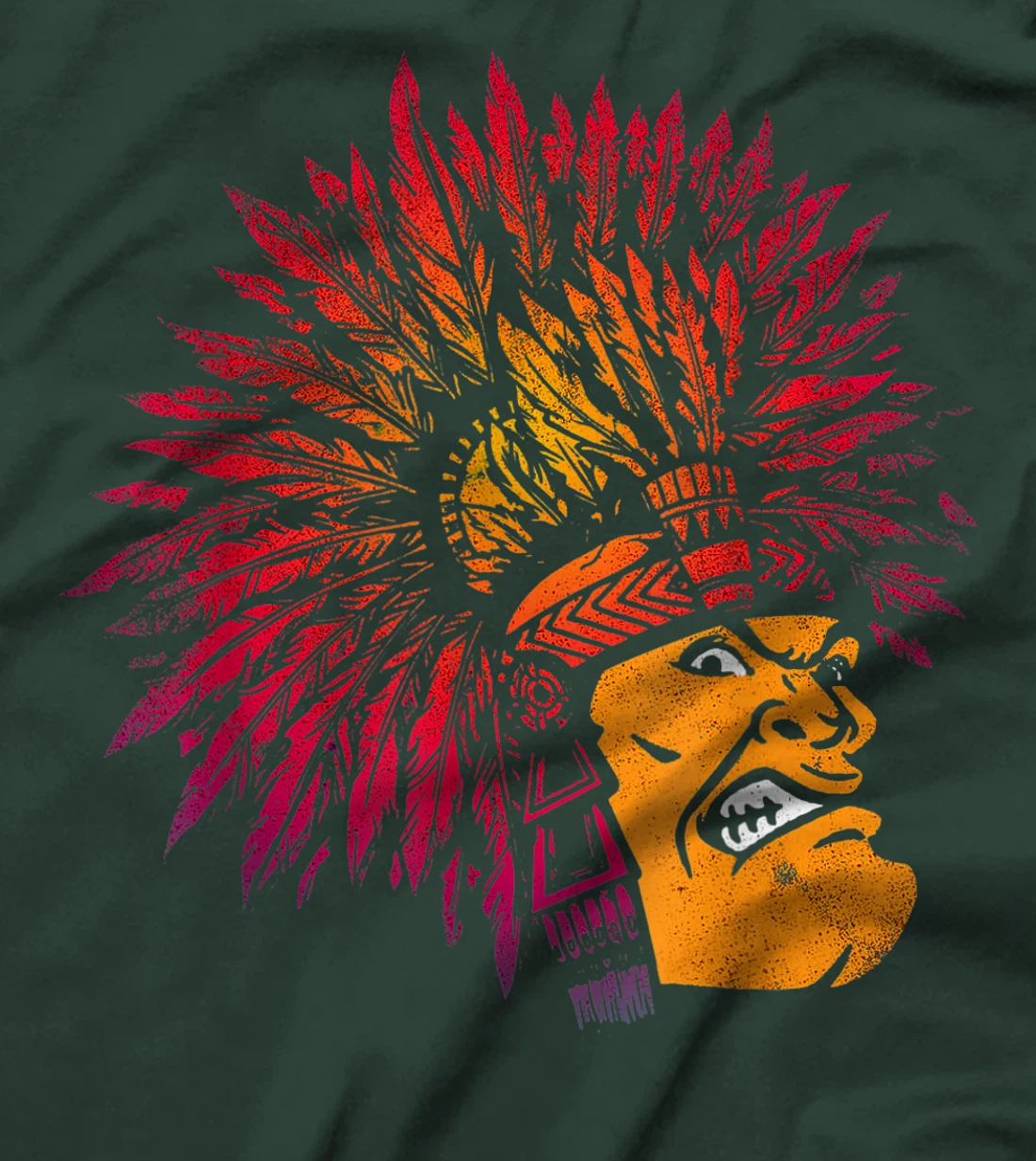 Aztec Warrior King Mexican Native Art Mayans Art T-Shirt, Women T-Shirt