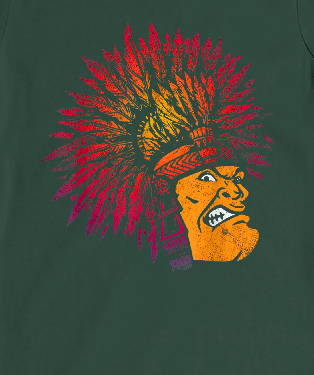 Aztec Warrior King Mexican Native Art Mayans Art T-Shirt, Women T-Shirt