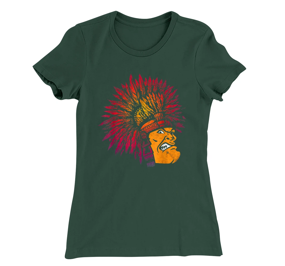 Aztec Warrior King Mexican Native Art Mayans Art T-Shirt, Women T-Shirt