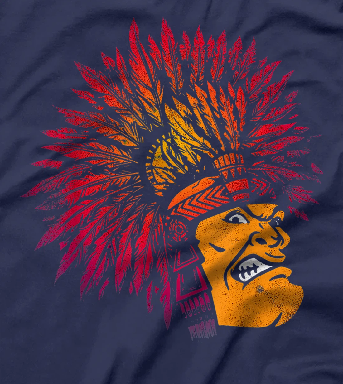 Aztec Warrior King Mexican Native Art Mayans Art T-Shirt, Women T-Shirt