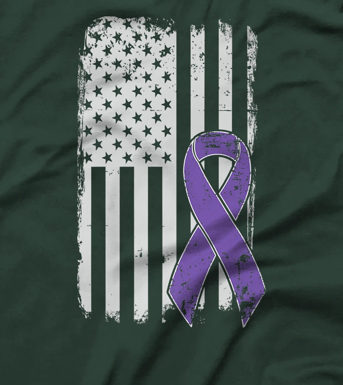Testicular Cancer Awareness - Vintage USA American Flag T-Shirt, Kid T-Shirt and Women T-Shirt