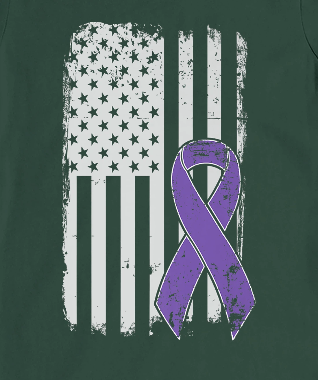 Testicular Cancer Awareness - Vintage USA American Flag T-Shirt, Kid T-Shirt and Women T-Shirt