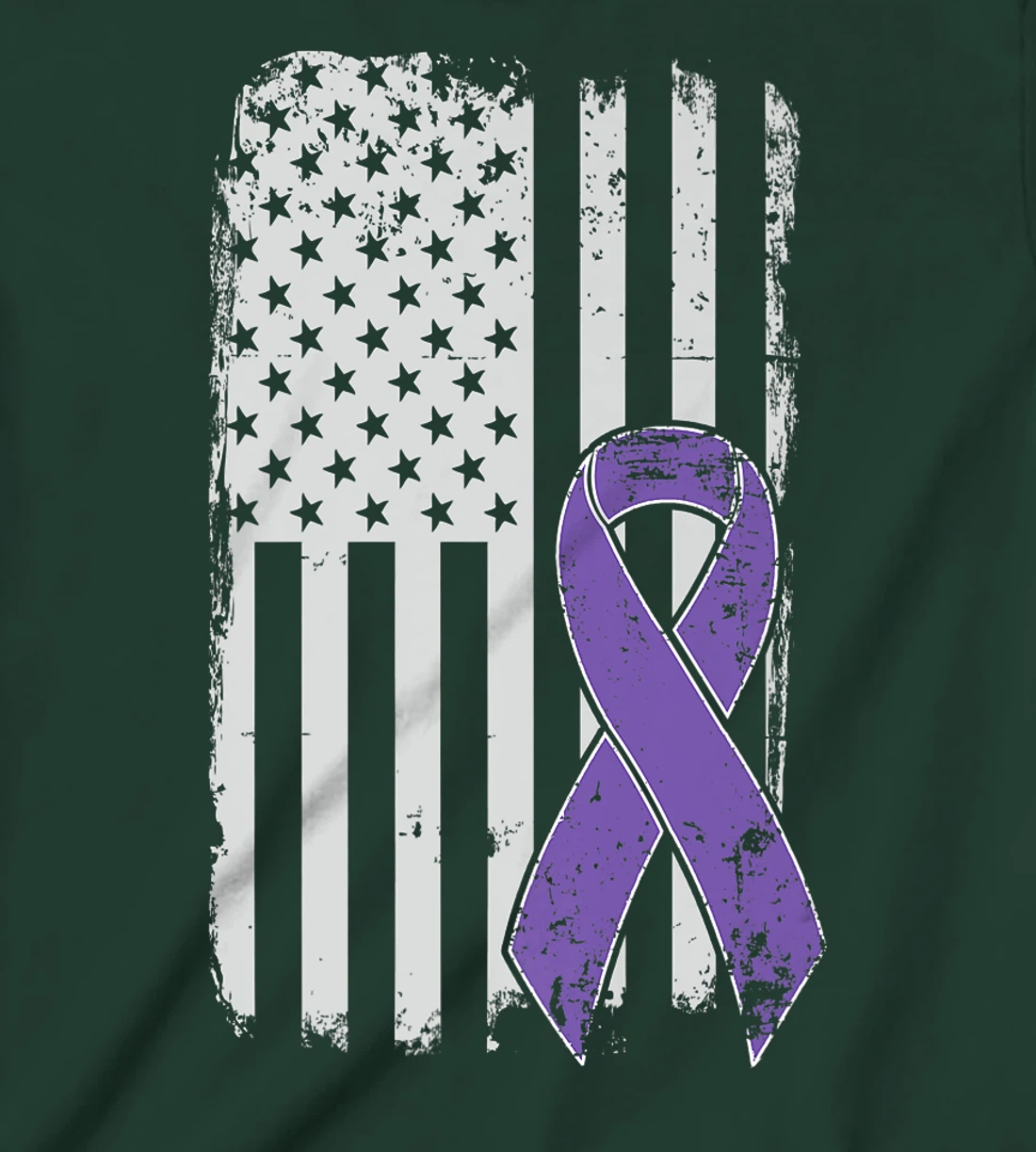 Testicular Cancer Awareness - Vintage USA American Flag T-Shirt, Kid T-Shirt and Women T-Shirt