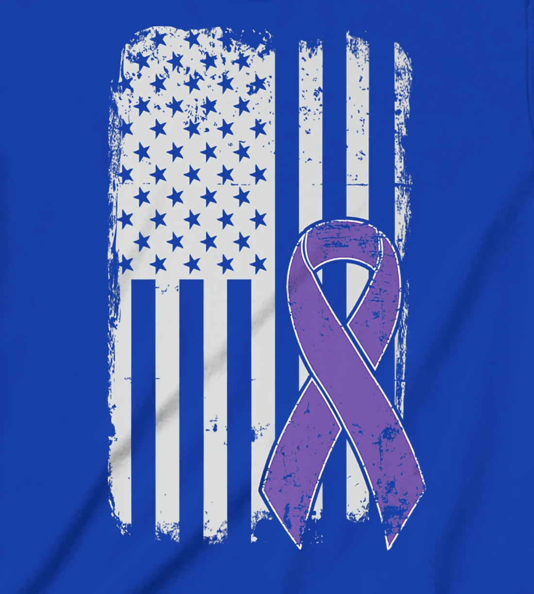 Testicular Cancer Awareness - Vintage USA American Flag T-Shirt, Kid T-Shirt and Women T-Shirt