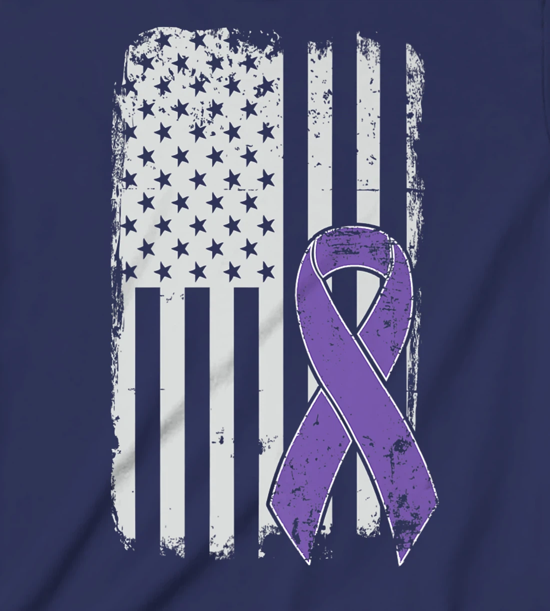 Testicular Cancer Awareness - Vintage USA American Flag T-Shirt, Kid T-Shirt and Women T-Shirt