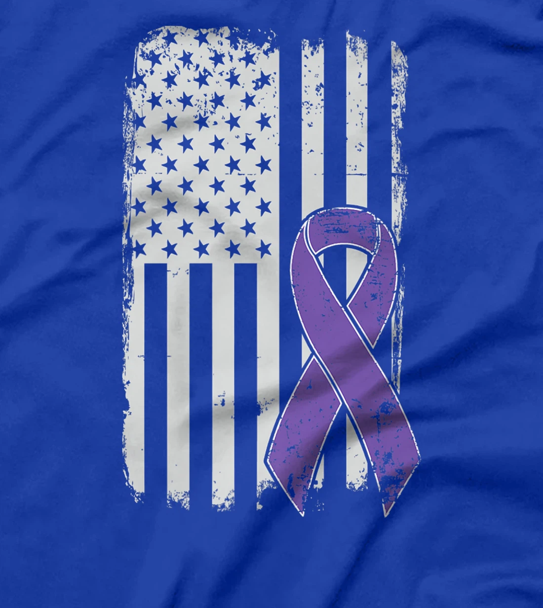Testicular Cancer Awareness - Vintage USA American Flag T-Shirt, Kid T-Shirt and Women T-Shirt