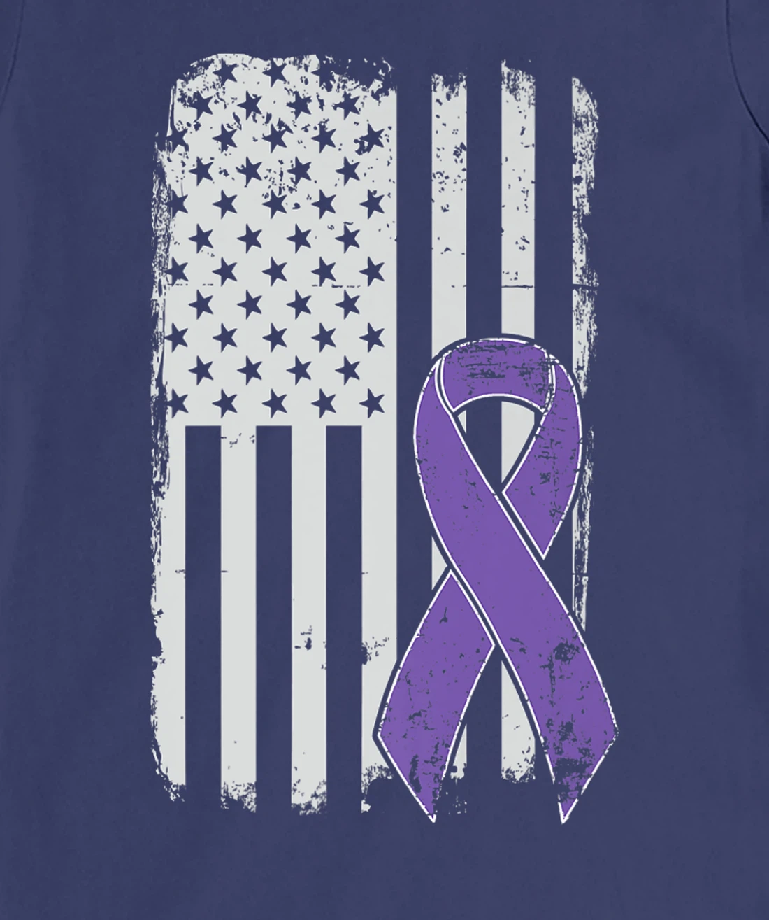 Testicular Cancer Awareness - Vintage USA American Flag T-Shirt, Kid T-Shirt and Women T-Shirt