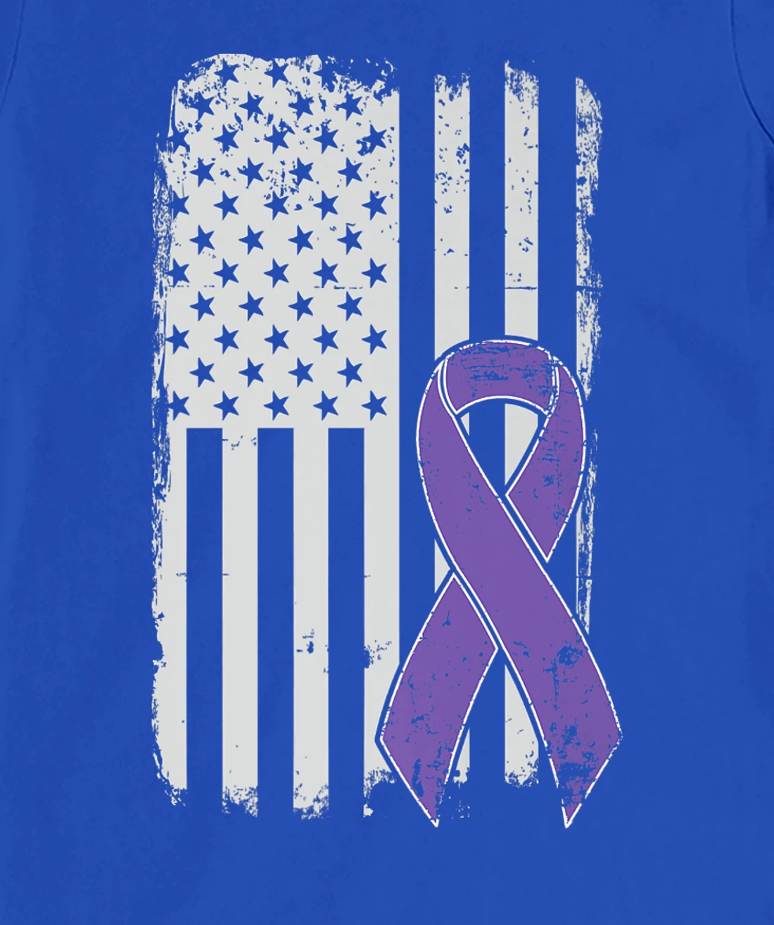 Testicular Cancer Awareness - Vintage USA American Flag T-Shirt, Kid T-Shirt and Women T-Shirt