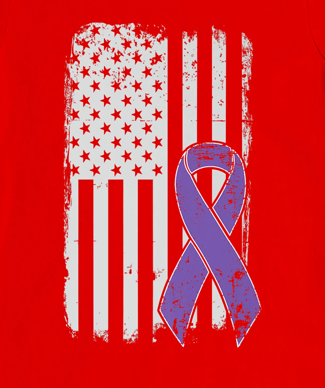 Testicular Cancer Awareness - Vintage USA American Flag T-Shirt, Kid T-Shirt and Women T-Shirt