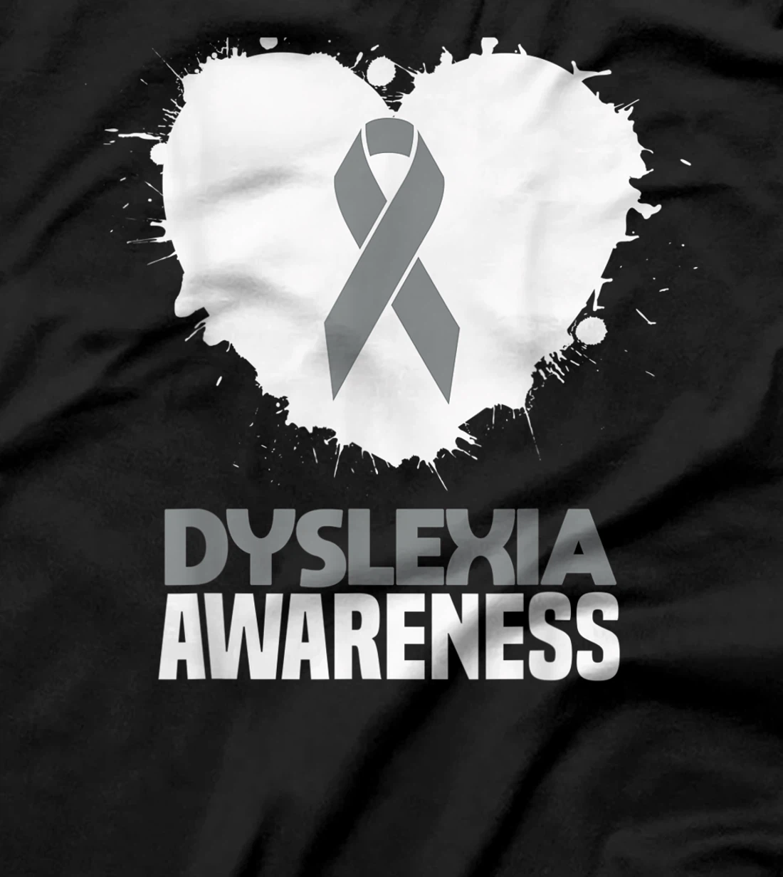 Silver Ribbon Dyslexia Awareness Month Support Dyslexic T-Shirt, Kid T-Shirt and Women T-Shirt