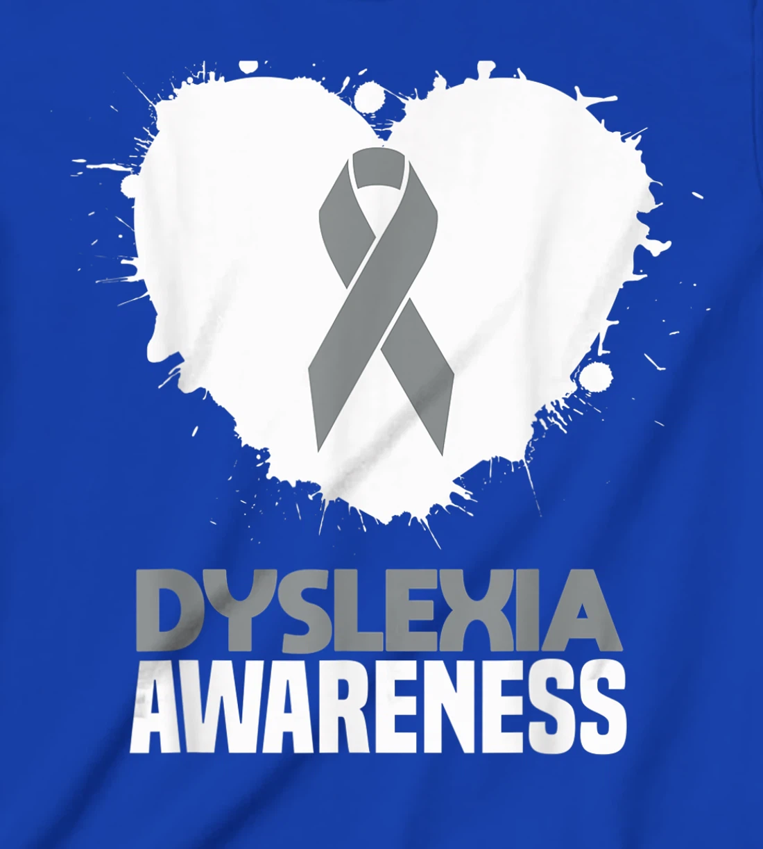 Silver Ribbon Dyslexia Awareness Month Support Dyslexic T-Shirt, Kid T-Shirt and Women T-Shirt