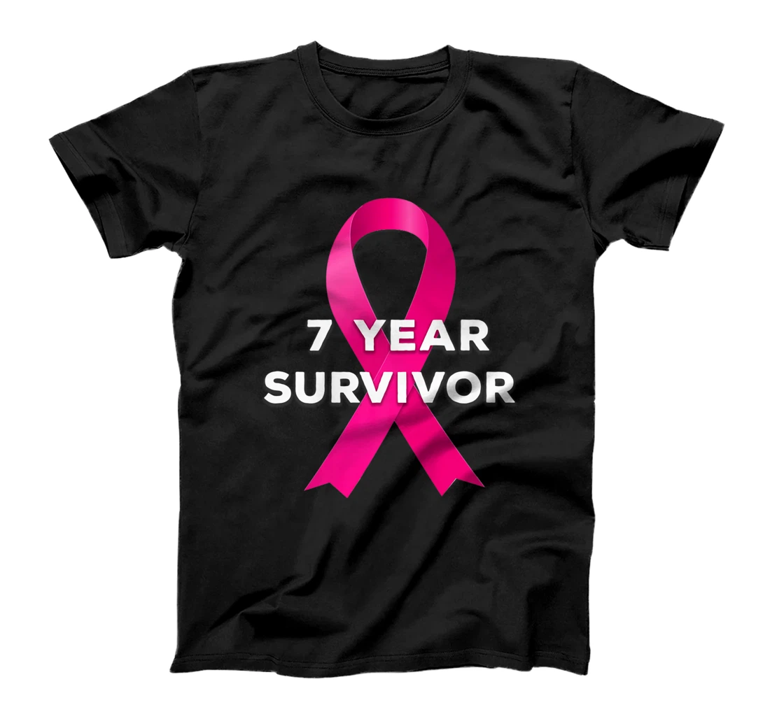 7 Years Breast Cancer Free Survivor T-Shirt, Women T-Shirt