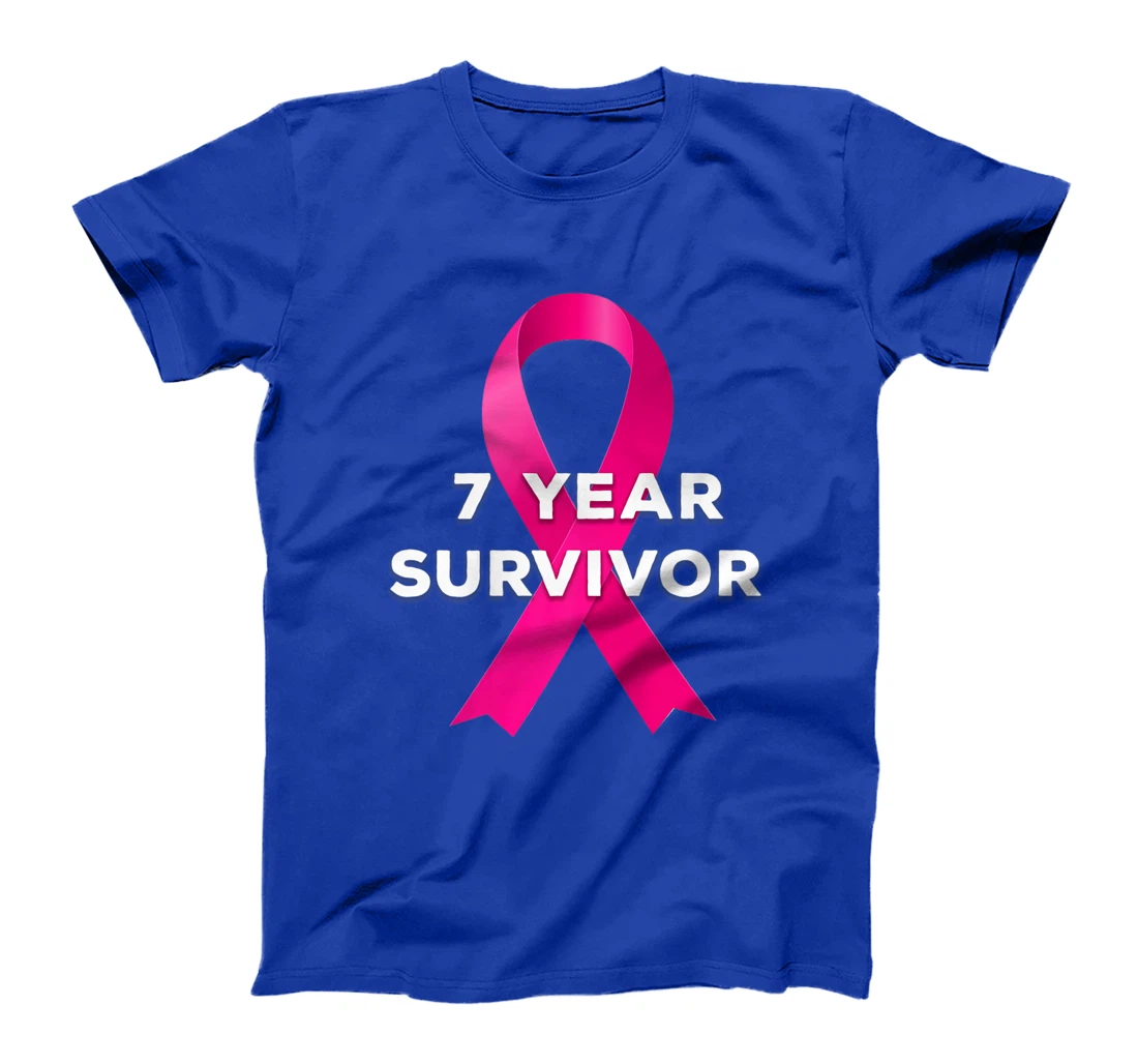 7 Years Breast Cancer Free Survivor T-Shirt, Women T-Shirt