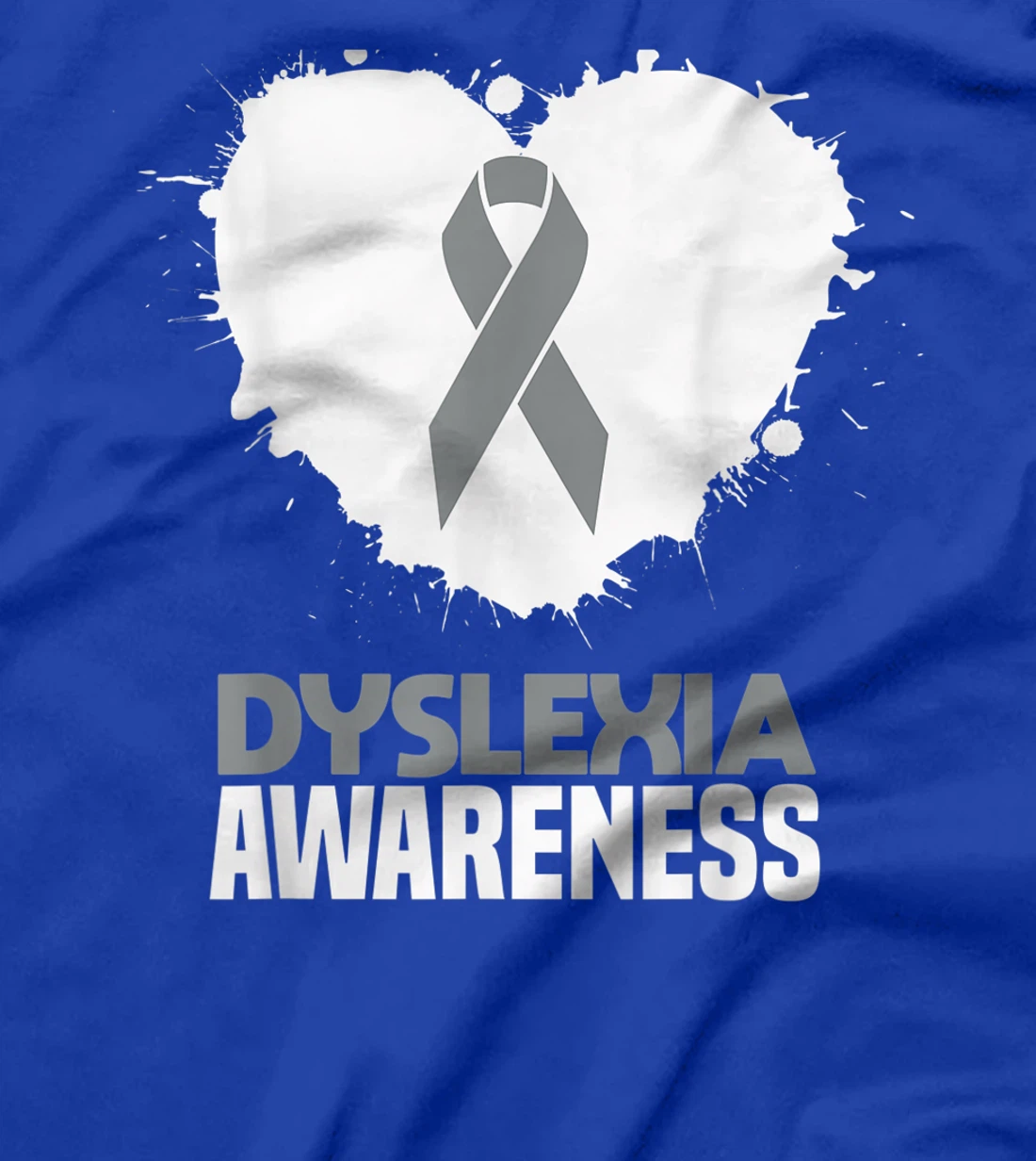 Silver Ribbon Dyslexia Awareness Month Support Dyslexic T-Shirt, Kid T-Shirt and Women T-Shirt