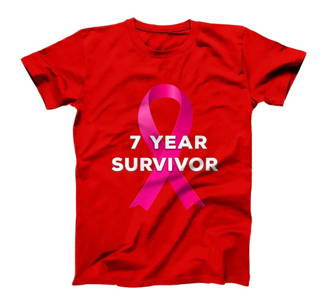 7 Years Breast Cancer Free Survivor T-Shirt, Women T-Shirt