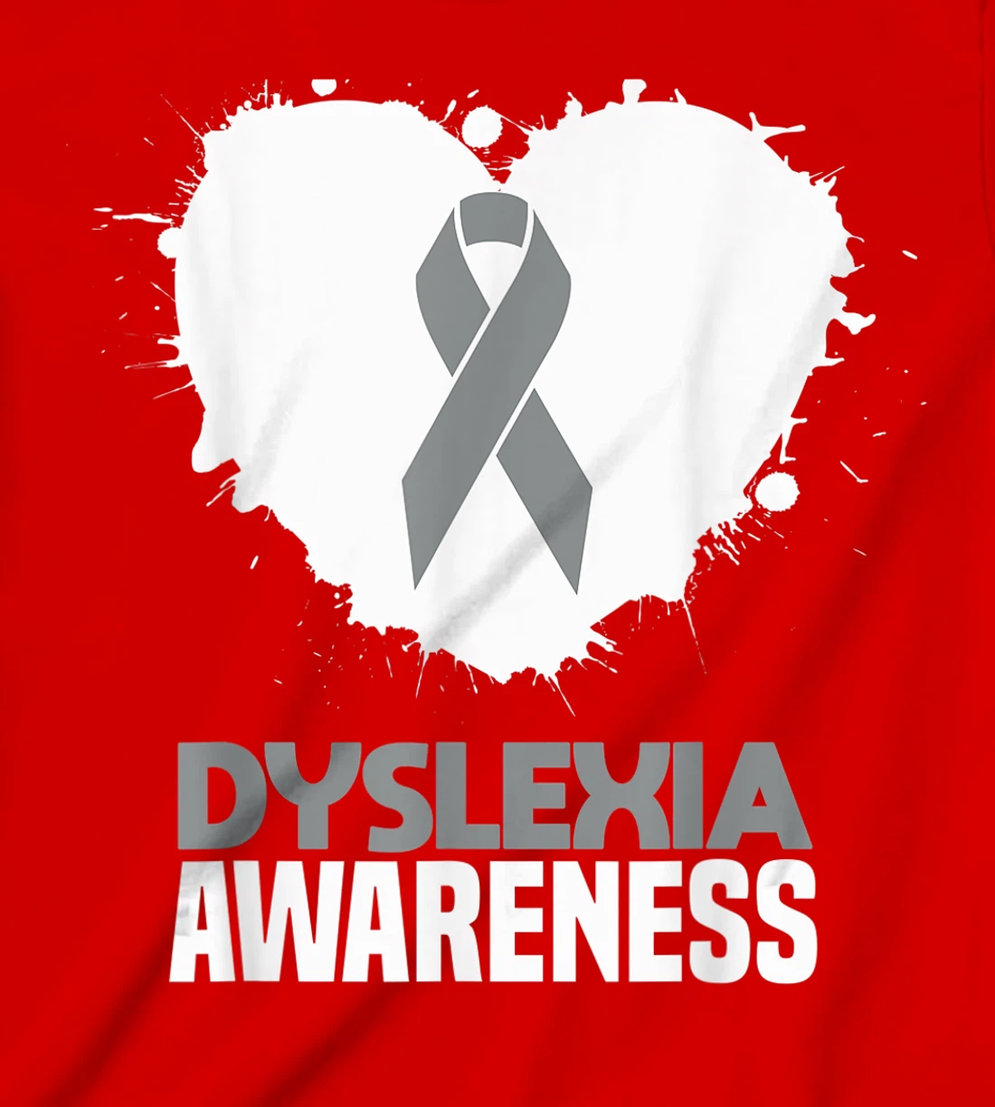 Silver Ribbon Dyslexia Awareness Month Support Dyslexic T-Shirt, Kid T-Shirt and Women T-Shirt