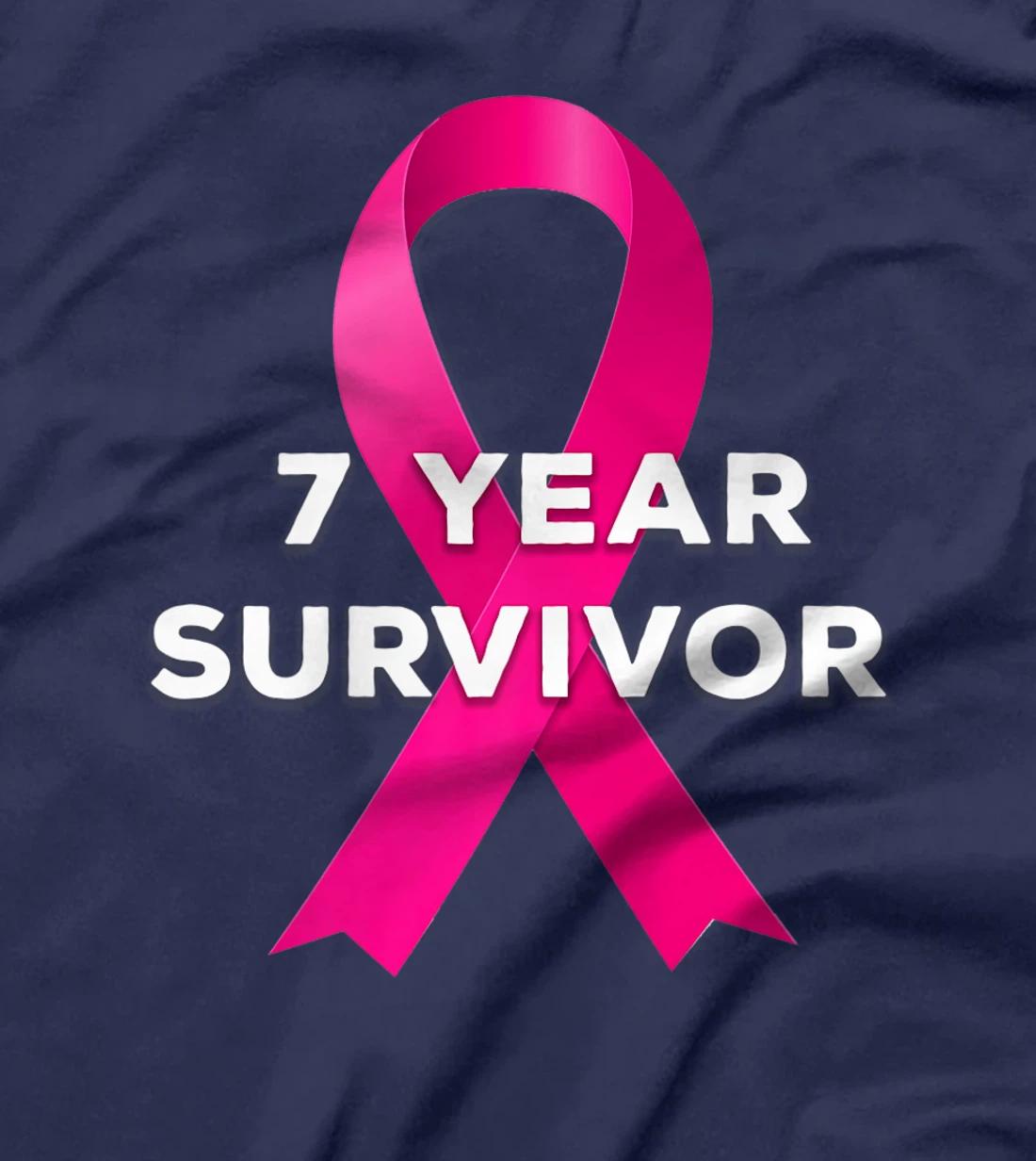 7 Years Breast Cancer Free Survivor T-Shirt, Women T-Shirt