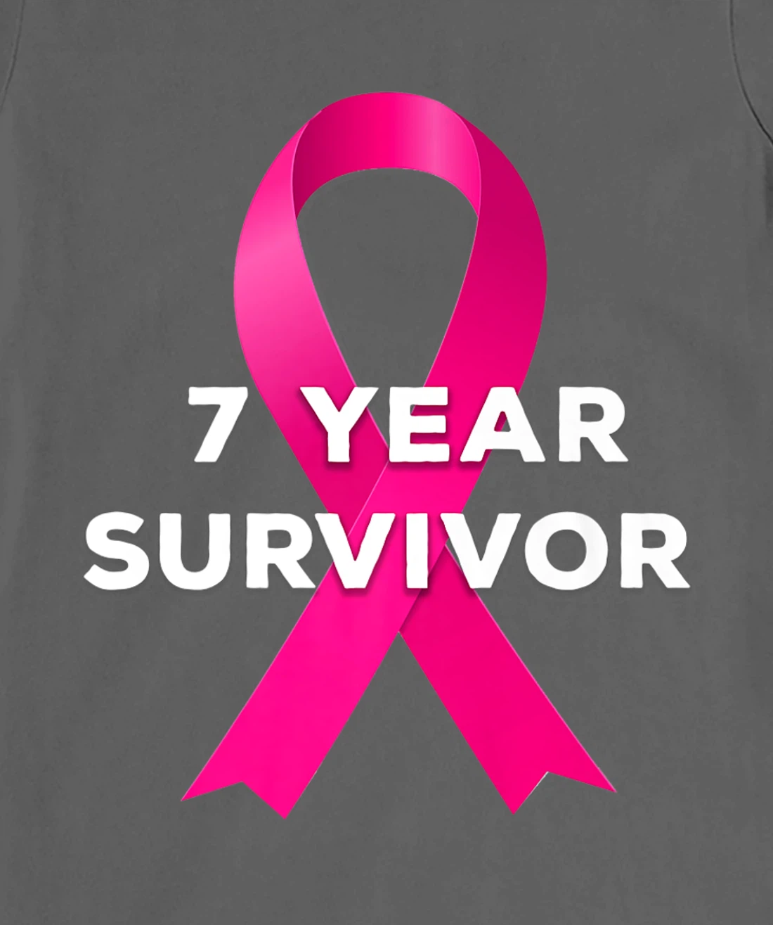 7 Years Breast Cancer Free Survivor T-Shirt, Women T-Shirt