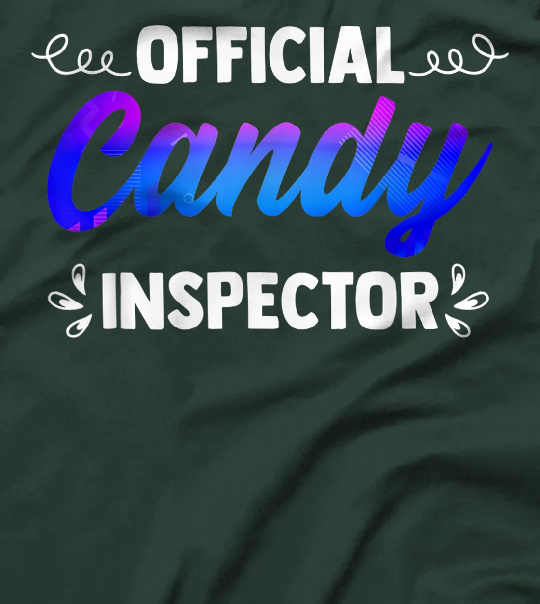 Candy Inspector Costume Bonbon Lover Confectionary Taster T-Shirt, Women T-Shirt