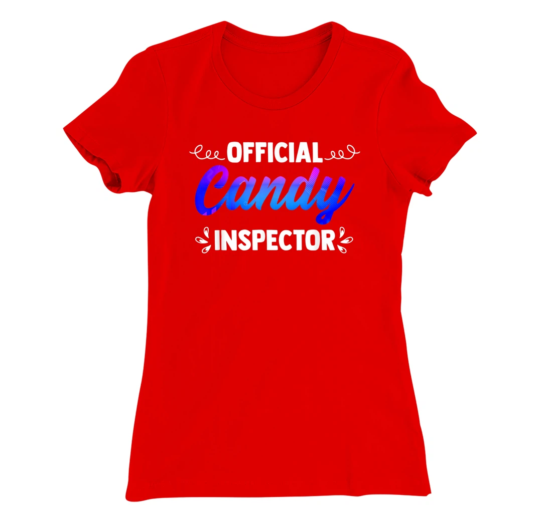 Candy Inspector Costume Bonbon Lover Confectionary Taster T-Shirt, Women T-Shirt