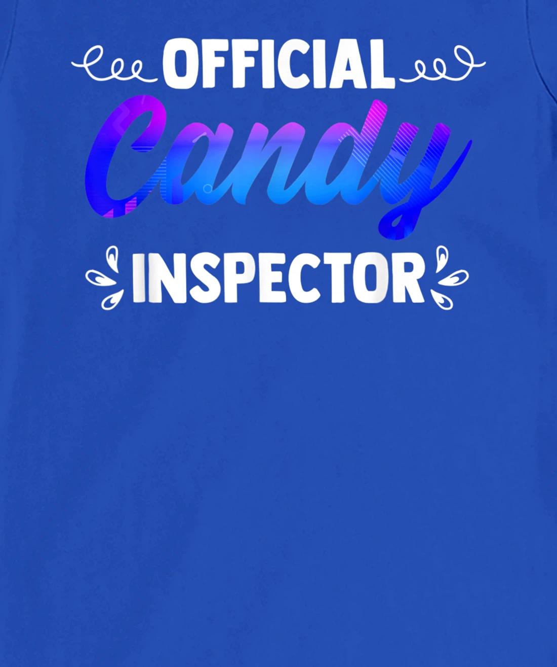 Candy Inspector Costume Bonbon Lover Confectionary Taster T-Shirt, Women T-Shirt