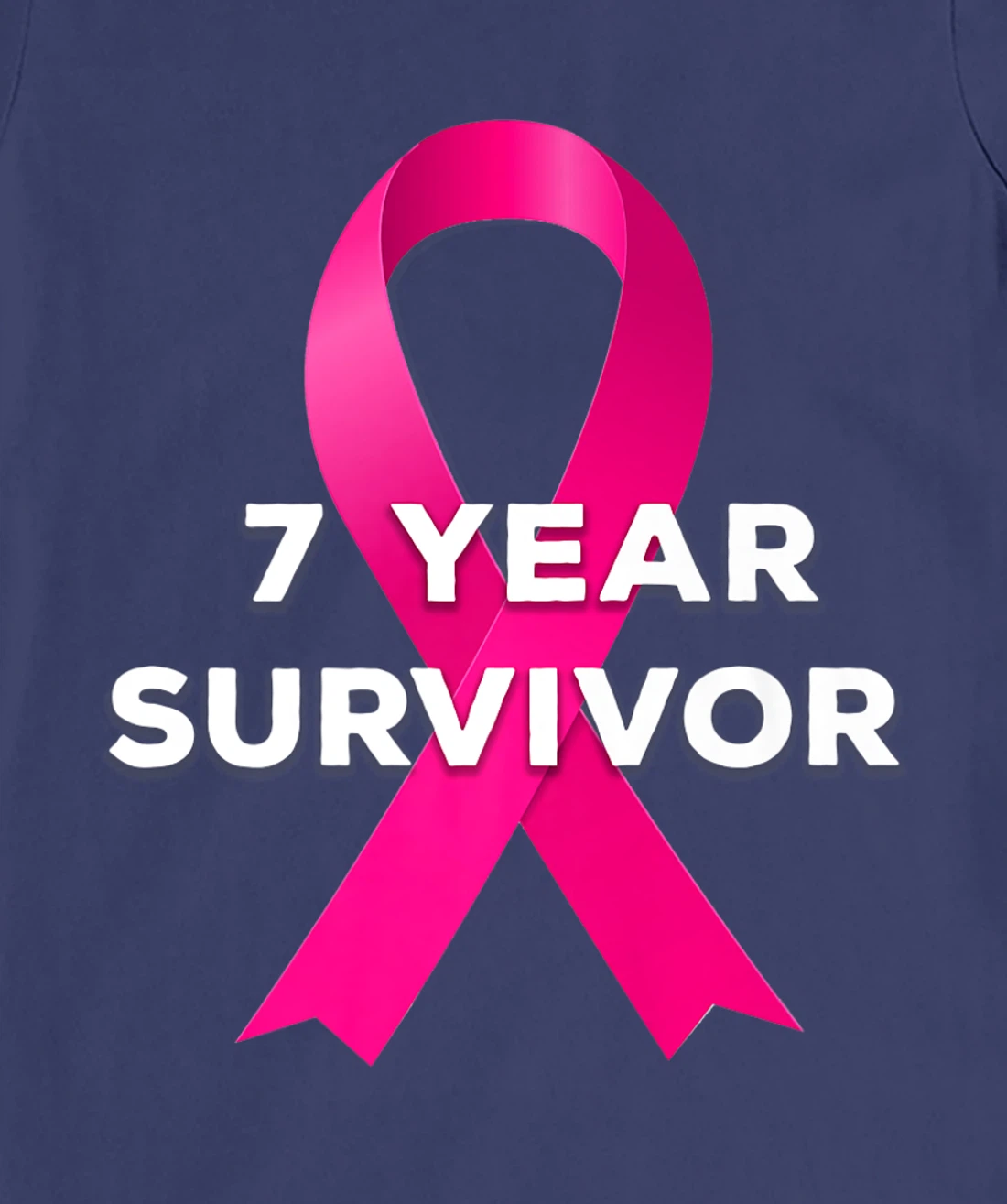 7 Years Breast Cancer Free Survivor T-Shirt, Women T-Shirt