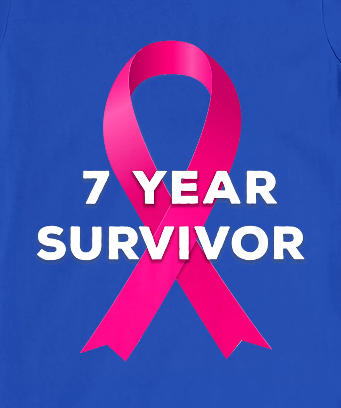 7 Years Breast Cancer Free Survivor T-Shirt, Women T-Shirt