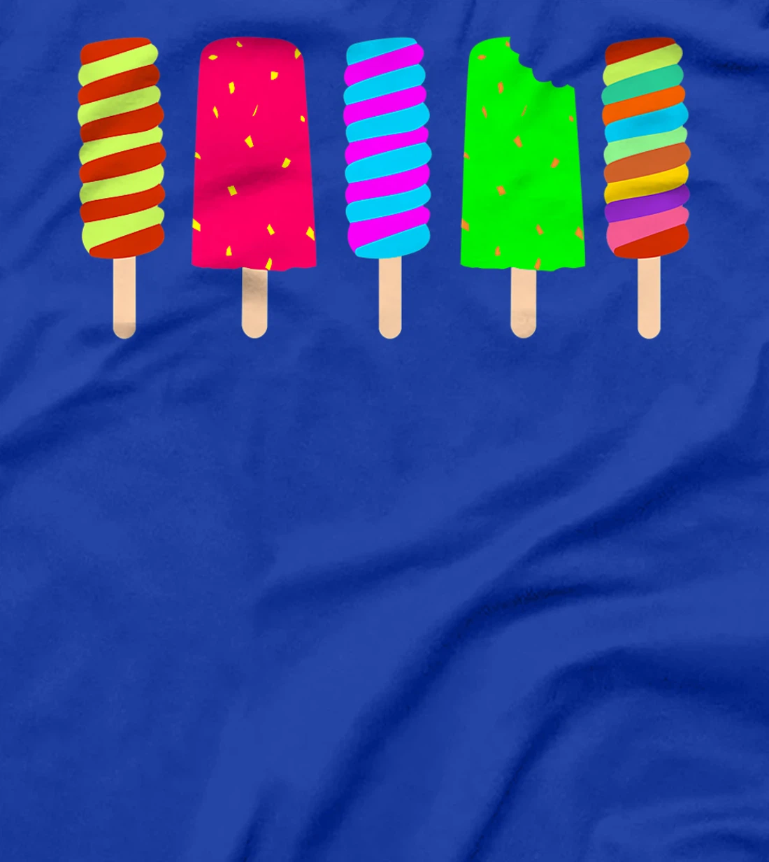 Ice Cream Summer Popsicle Fun Summertime Vacation T-Shirt, Women T-Shirt