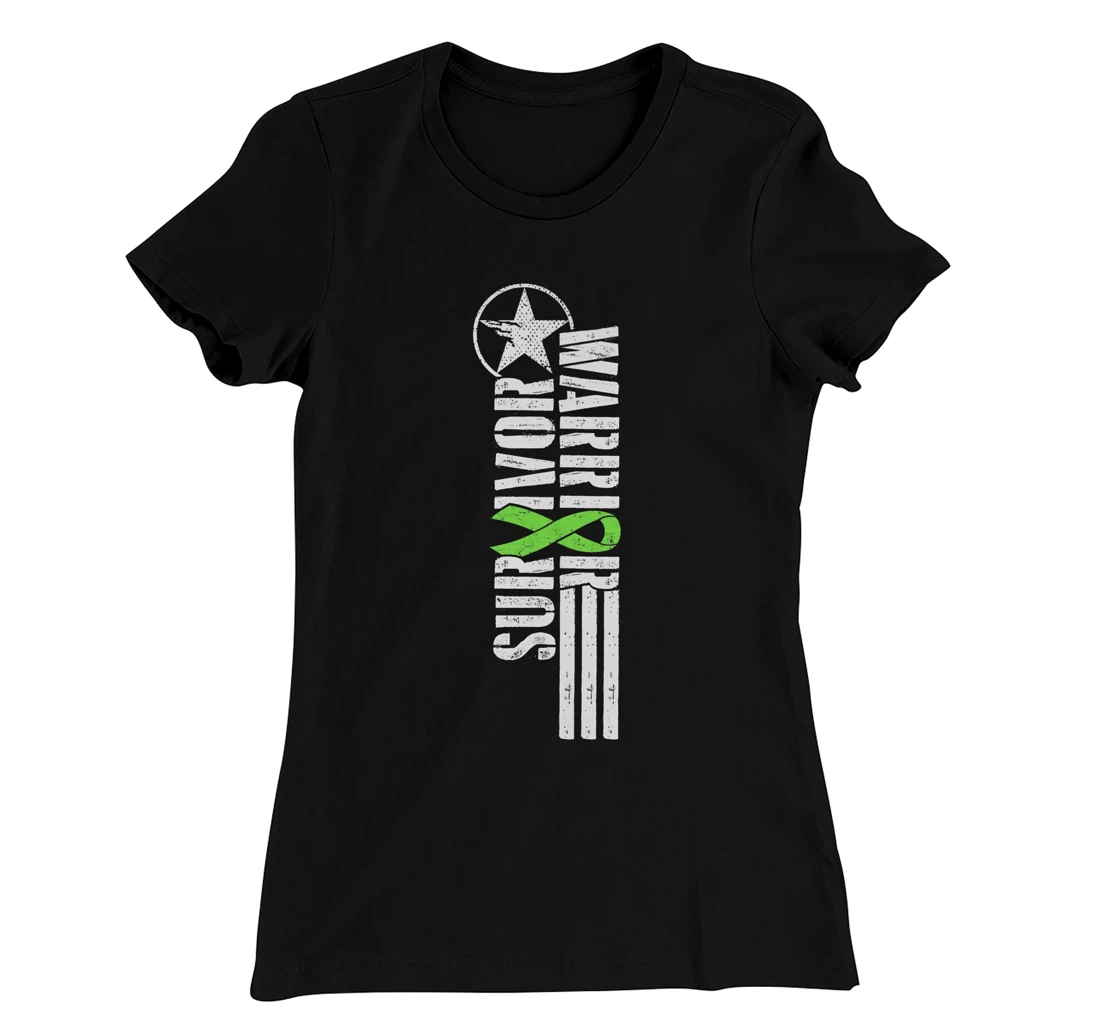 Non-Hodgkin's Lymphoma Warrior/ Survivor - Military-Style T-Shirt, Women T-Shirt