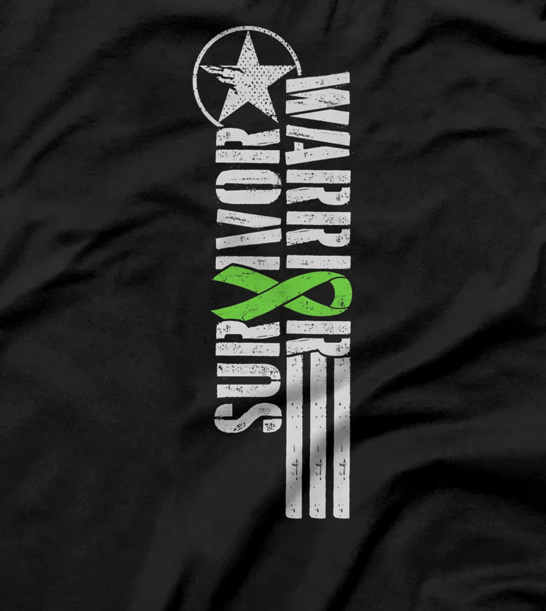 Non-Hodgkin's Lymphoma Warrior/ Survivor - Military-Style T-Shirt, Women T-Shirt