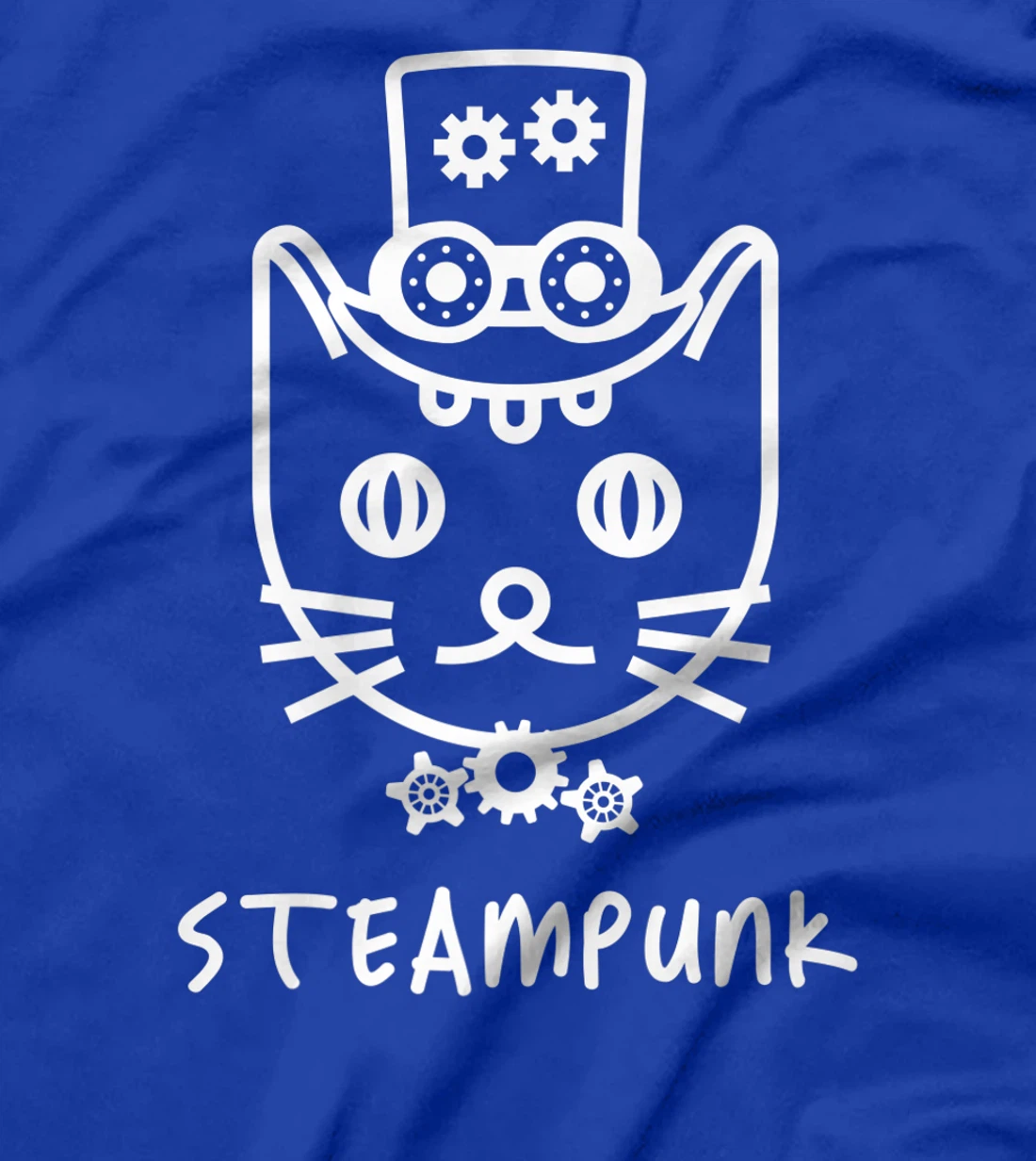 Steampunk Mechanical Cat Kitten Clockwork Fantasy Fiction T-Shirt, Women T-Shirt