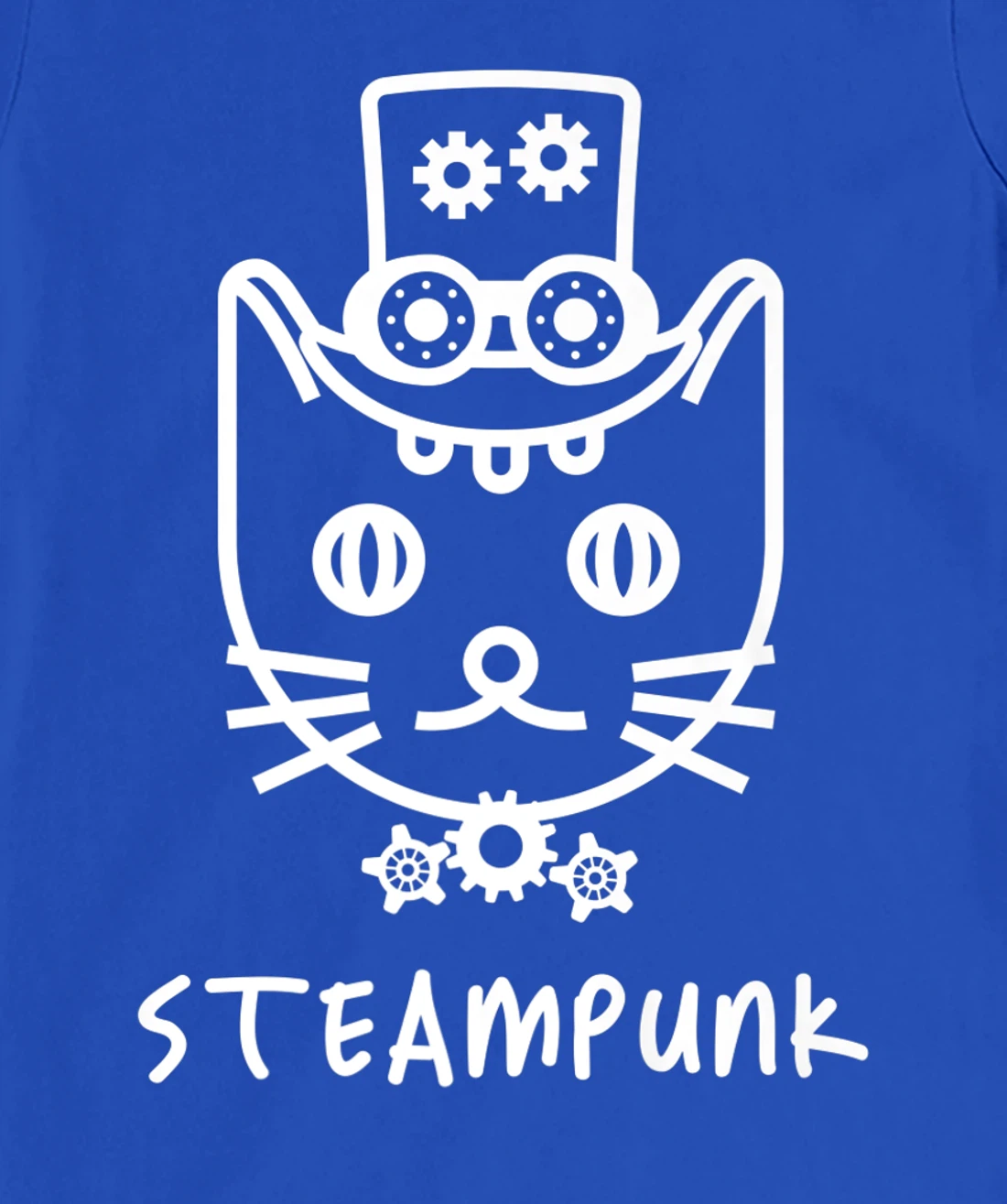 Steampunk Mechanical Cat Kitten Clockwork Fantasy Fiction T-Shirt, Women T-Shirt