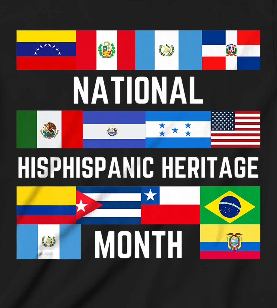 Latino America Culture Gift National Hispanic Heritage Month T-Shirt, Kid T-Shirt and Women T-Shirt