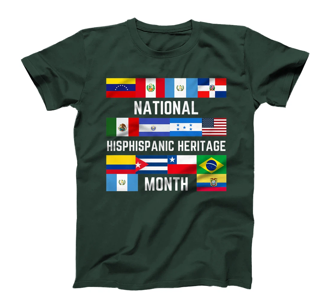 Latino America Culture Gift National Hispanic Heritage Month T-Shirt, Kid T-Shirt and Women T-Shirt
