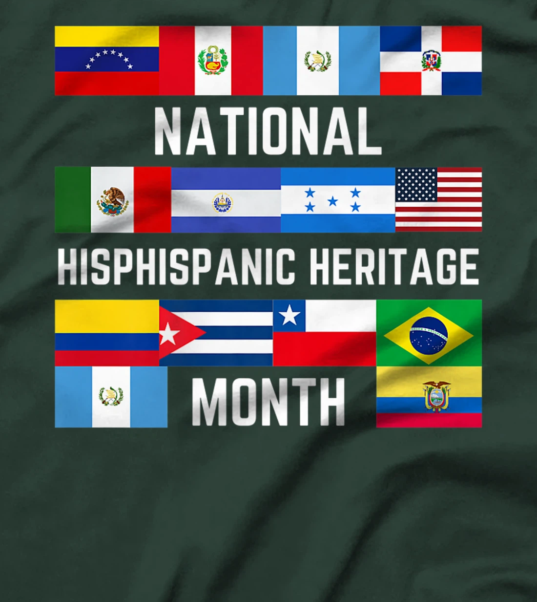 Latino America Culture Gift National Hispanic Heritage Month T-Shirt, Kid T-Shirt and Women T-Shirt