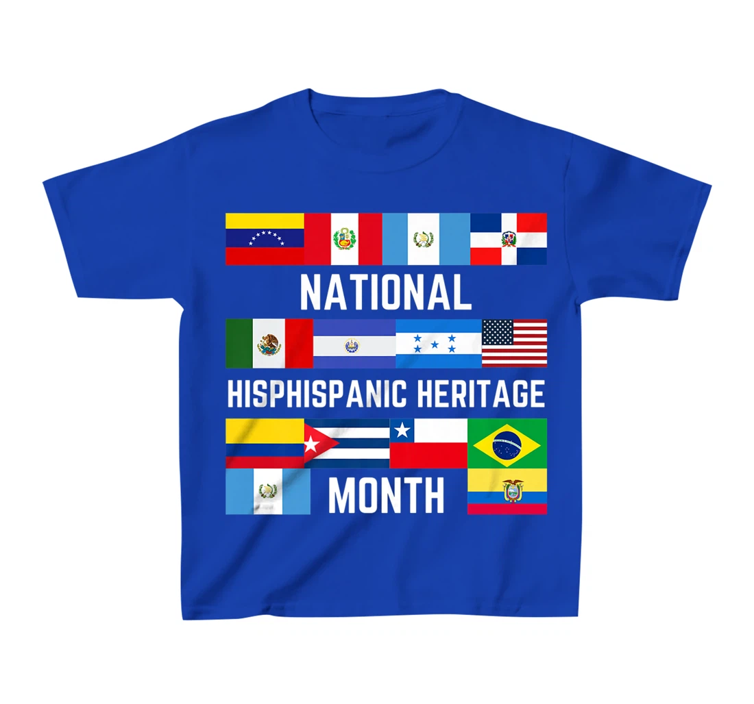 Latino America Culture Gift National Hispanic Heritage Month T-Shirt, Kid T-Shirt and Women T-Shirt