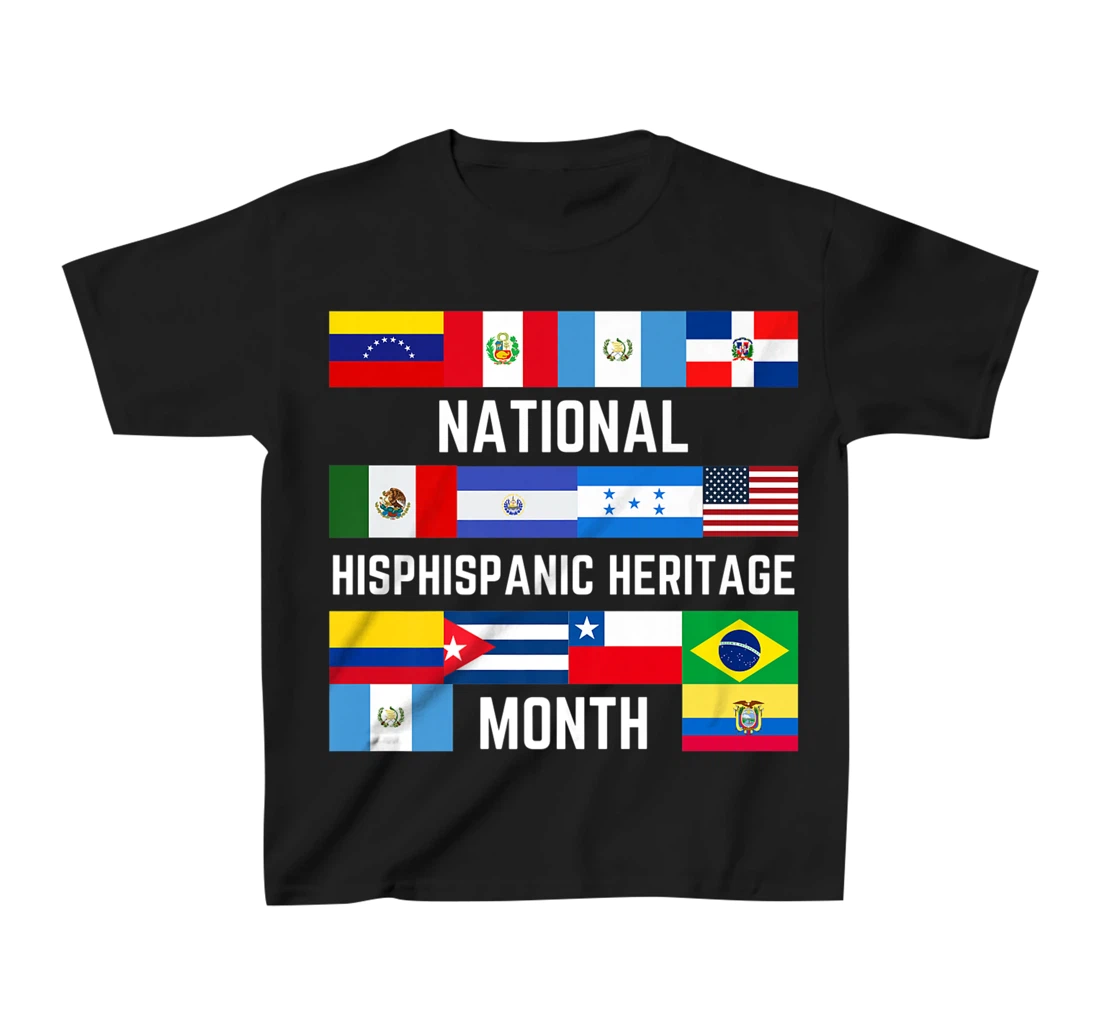 Latino America Culture Gift National Hispanic Heritage Month T-Shirt, Kid T-Shirt and Women T-Shirt