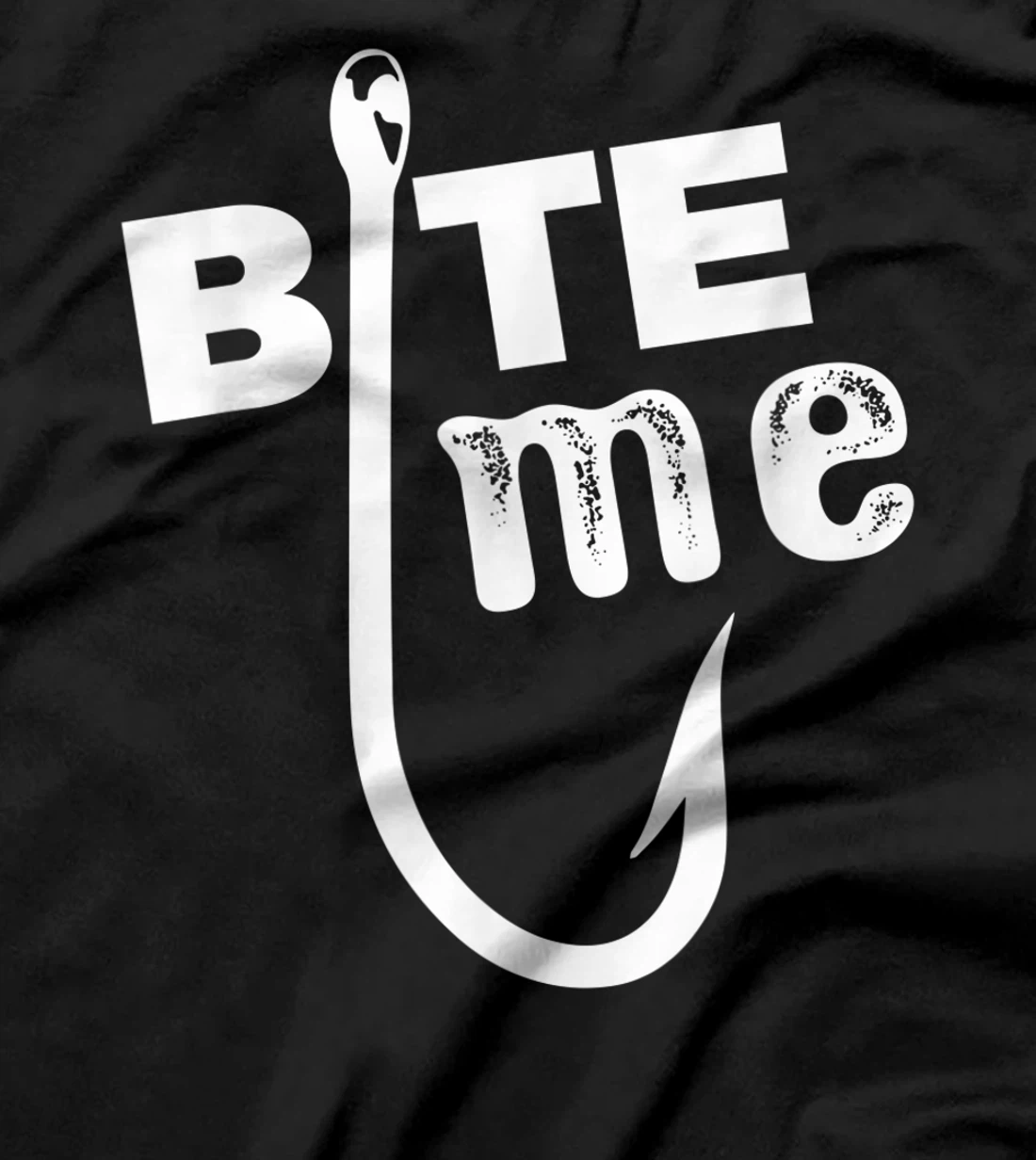 bite me fly fishing bass hook funny fishing T-Shirt, Women T-Shirt