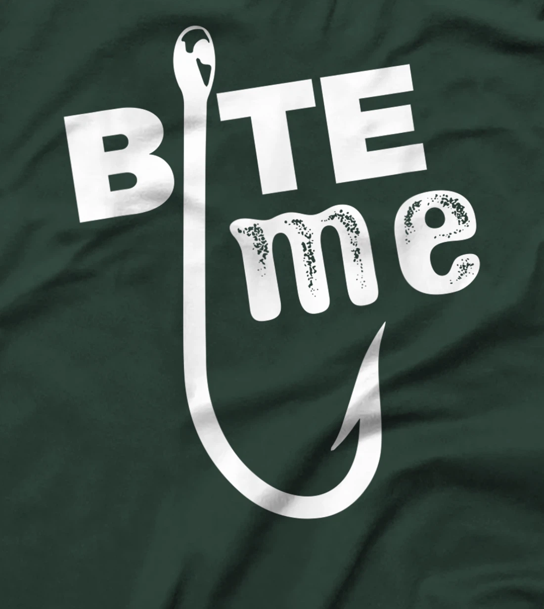 bite me fly fishing bass hook funny fishing T-Shirt, Women T-Shirt