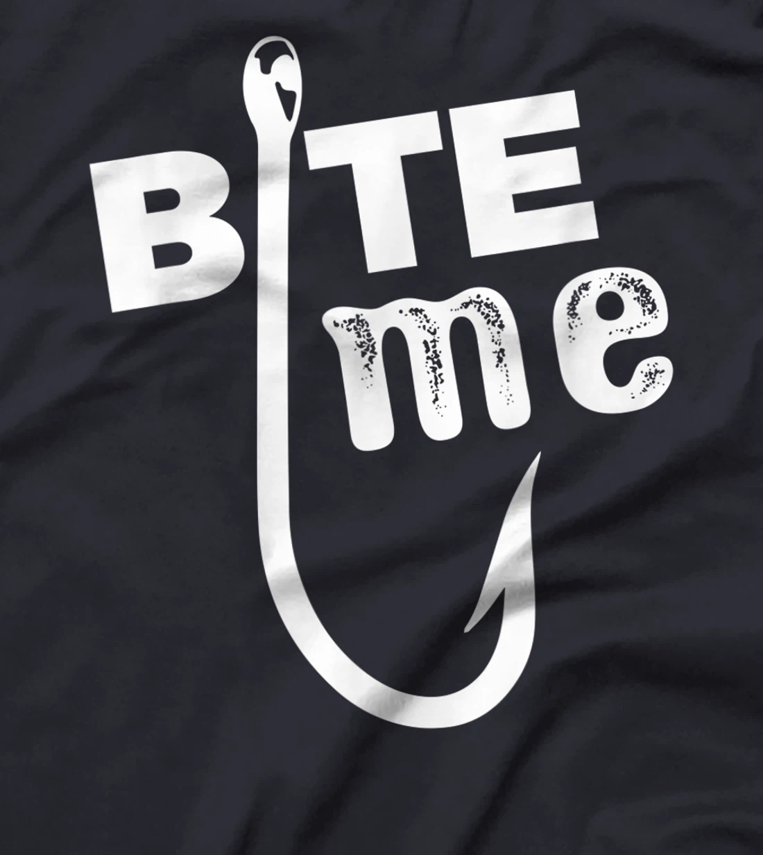 bite me fly fishing bass hook funny fishing T-Shirt, Women T-Shirt