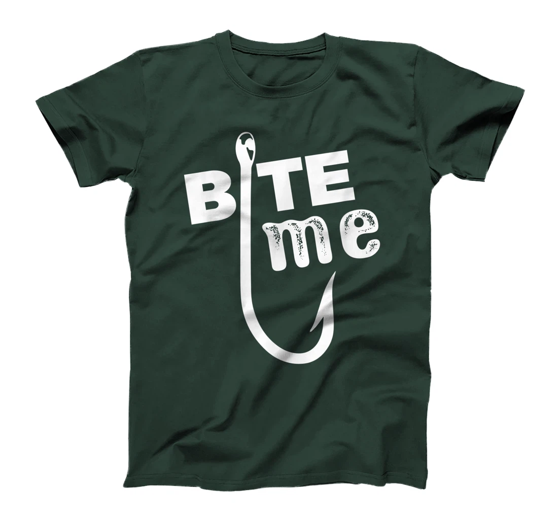 bite me fly fishing bass hook funny fishing T-Shirt, Women T-Shirt