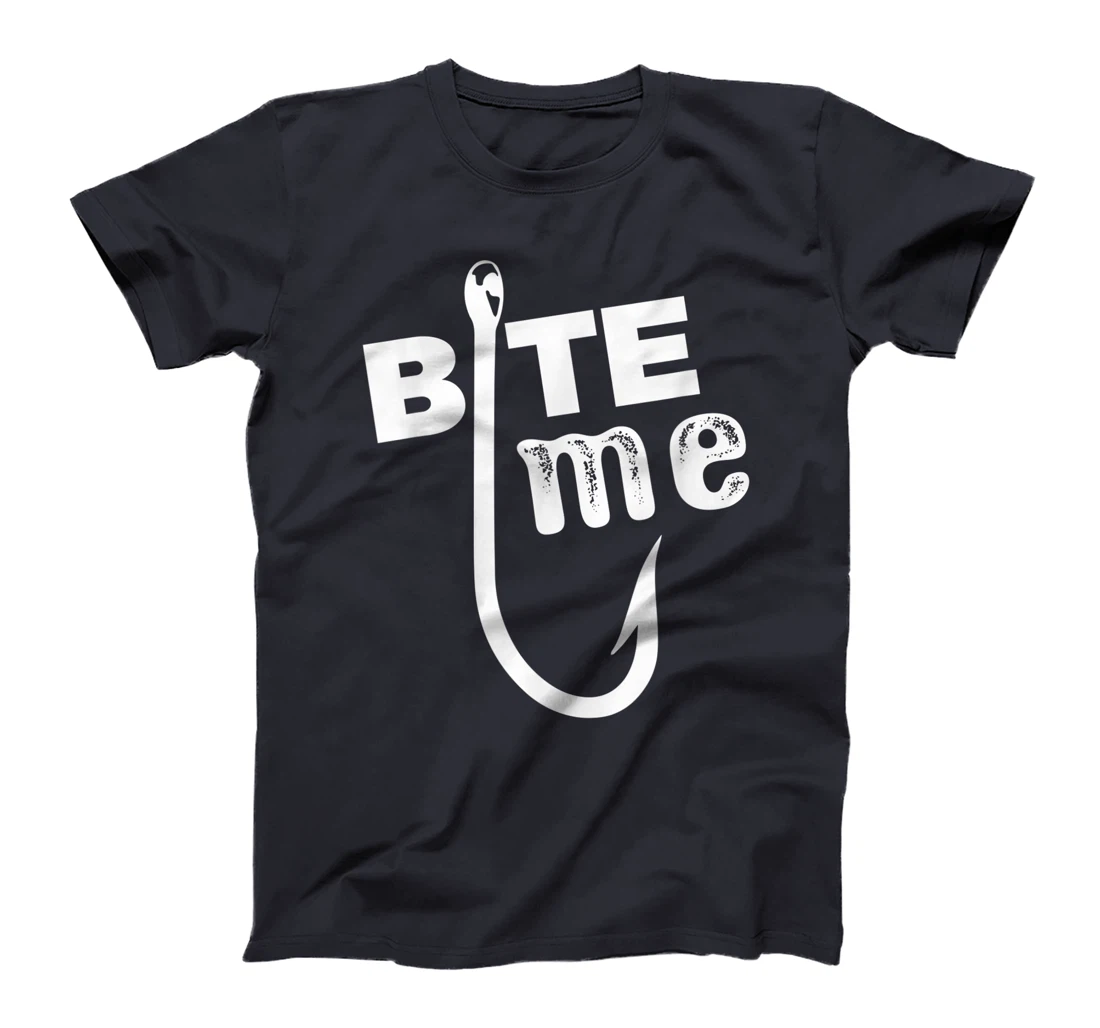 bite me fly fishing bass hook funny fishing T-Shirt, Women T-Shirt